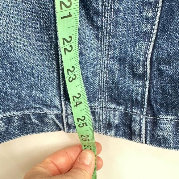 GRLFRND_Denim Isabella Strapless Denim Mini Dress Size Large New With Tags - Picture 8 of 9